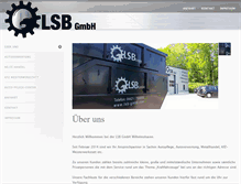 Tablet Screenshot of lsb-gmbh.com